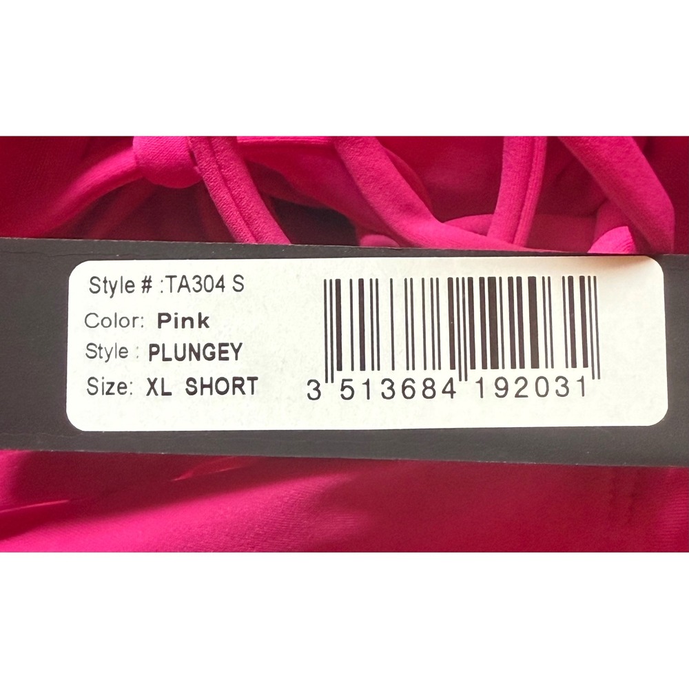 NWT TA3 Plungey Sculpting One Piece Swimsuit Pink XL Short - Picture 3 of 6